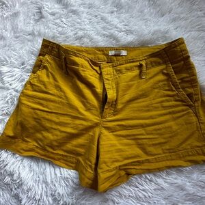 LOFT Mustard Size 6 Women's Shorts